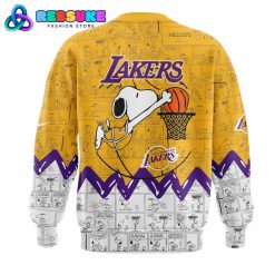 Los Angeles Lakers 75th Anniversary of Peanuts Sweatshirt