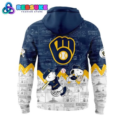 Milwaukee Brewers 75th Anniversary of Peanuts Hoodie Set