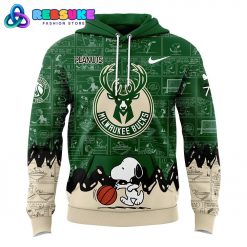 Milwaukee Bucks NBA 75th Anniversary of Peanuts Hoodie Set