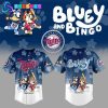 Los Angeles Angels Bluey and Bingo Baseball Jersey