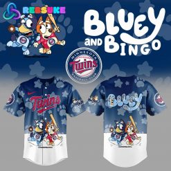 Minnesota Twins Bluey and Bingo Baseball Jersey