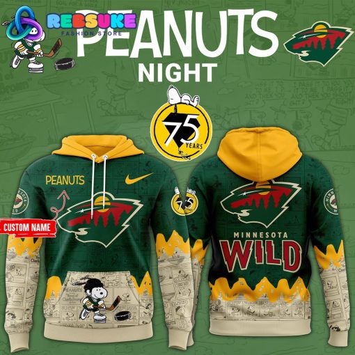 Minnesota Wild 75th Anniversary of Peanuts Hoodie Set