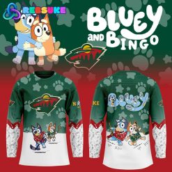 Minnesota Wild Bluey and Bingo Hockey Jersey