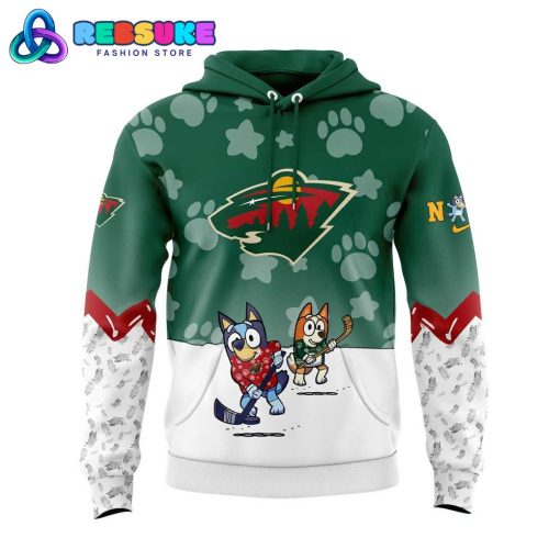 Minnesota Wild Bluey and Bingo Hoodie Set