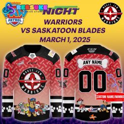 Moose Jaw Warriors x 2025 Nickelodeon Nights for Children’s Miracle Network Jersey