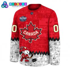 NHL 4 Nations Canada x Anniversary of Peanuts Hockey Jersey