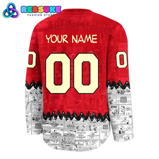 NHL 4 Nations Canada x Anniversary of Peanuts Hockey Jersey