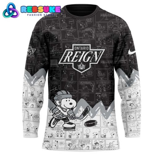 Ontario Reign 75th Anniversary of Peanuts Hockey Jersey