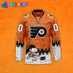 Philadelphia Flyers 75th Anniversary of Peanuts Hockey Jersey