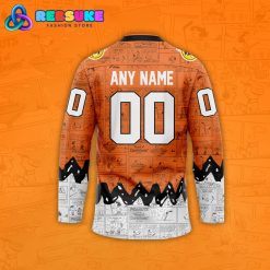 Philadelphia Flyers 75th Anniversary of Peanuts Hockey Jersey