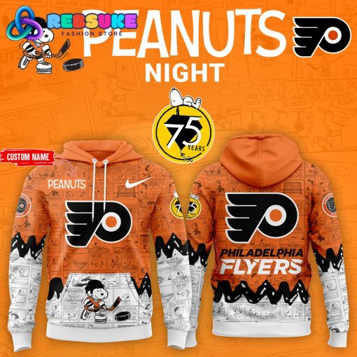 Philadelphia Flyers 75th Anniversary of Peanuts Hoodie Set