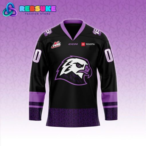 Portland Winterhawks Fight Cancer Jersey Auction