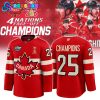 Canada Hockey 2025 4 Nations Face-Off Champions Jersey Signature