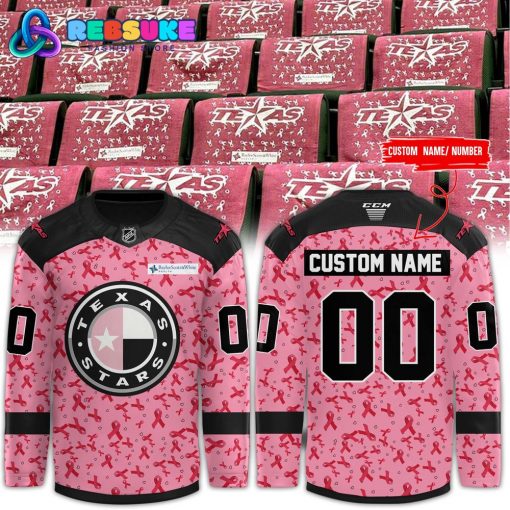 Texas Stars Pink In The Rink 2025 Jersey