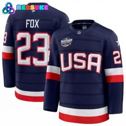 USA Hockey 4 Nations Face-Off Adam Fox #23 Hockey Jersey