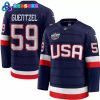 USA Hockey 4 Nations Face-Off Connor Hellebuyck #37 Hockey Jersey