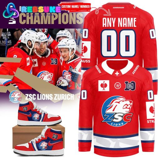 ZSC Lions Champions CHL Jersey