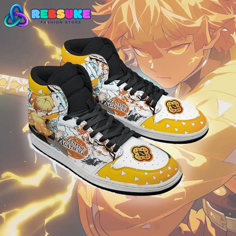 Agatsuma Zenitsu Demon Slayer Nike Air Jordan 1 Agatsuma Zenitsu Demon Slayer Nike Air Jordan 1