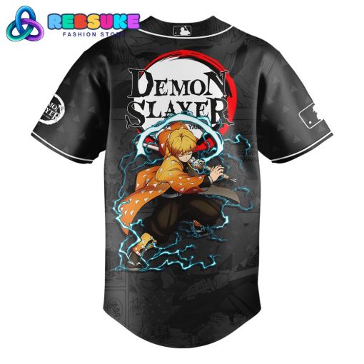 Agatsuma Zenitsu Demon Slayer x MLB Baseball Jersey