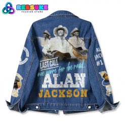 Alan Jackson Last Call One More For The Road Denim Jacket