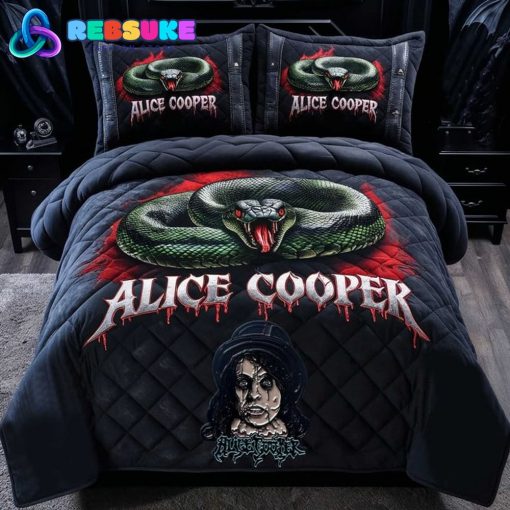 Alice Cooper Too Close for Comfort Summer 2025 Tour Bedding Set