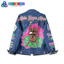 Alpha Kappa Alpha Sorority Inc Denim Jacket