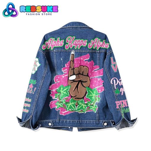 Alpha Kappa Alpha Sorority, Inc. Denim Jacket