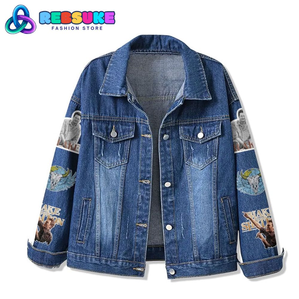 Blake Shelton American Country Singer Denim Jacket Blake Shelton American Country Singer Denim Jacket