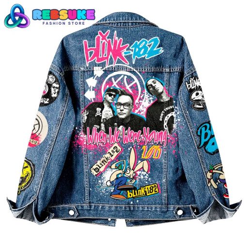 Blink-182 When We Were Young Festival 2025 Denim Jacket