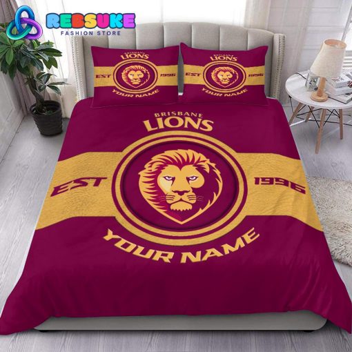 Brisbane Lions AFL 2025 Bedding Set