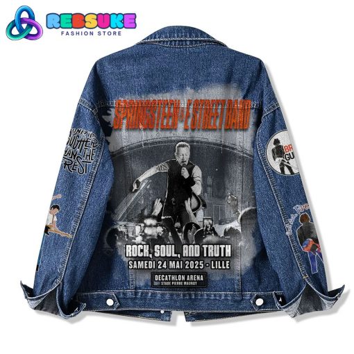 Bruce Springsteen E Street Band 2025 World Tour Denim Jacket