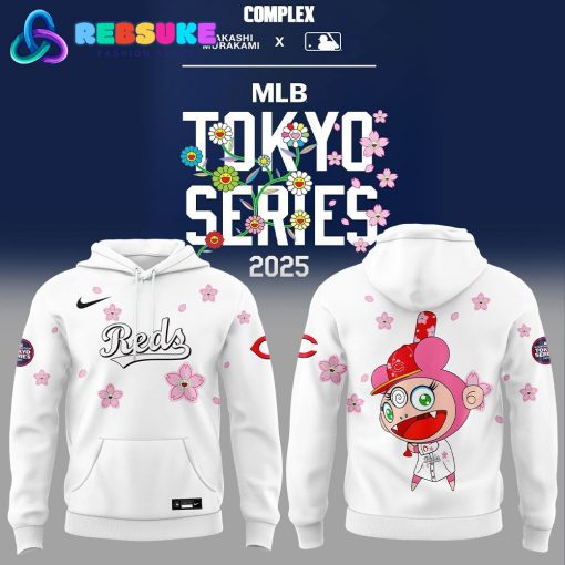 Cincinnati Reds Takashi Murakami x MLB World Tour Tokyo Series Hoodie