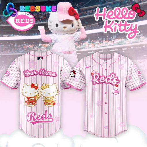 Cincinnati Reds x Hello Kitty Night Happy Girlsday Jersey