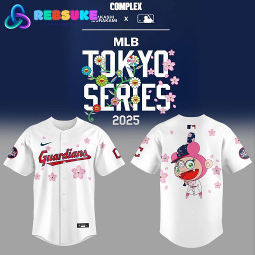 Cleveland Guardians Takashi Murakami x MLB World Tour Tokyo Series Jersey