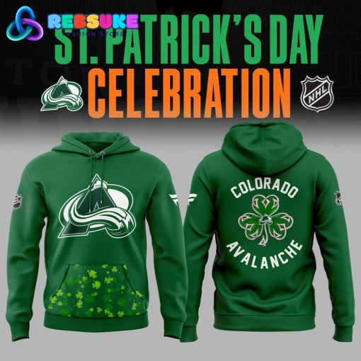 Colorado Avalanche x St.Patrick’s Day Hoodie Set 2025