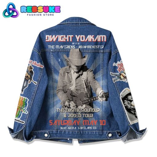 Dwight Yoakam The Cosmic Roundup & Rodeo Tour 2025 Denim Jacket