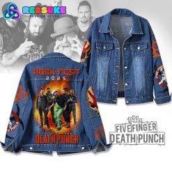 Five Finger Death Punch Rock Fest 2025 Denim Jacket