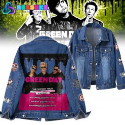 Green Day The Saviors Tour 2025 Denim Jacket