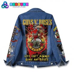 Guns N Roses Band World Tour 2025 Denim Jacket