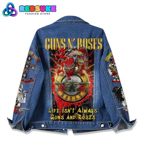 Guns N’ Roses Band World Tour 2025 Denim Jacket