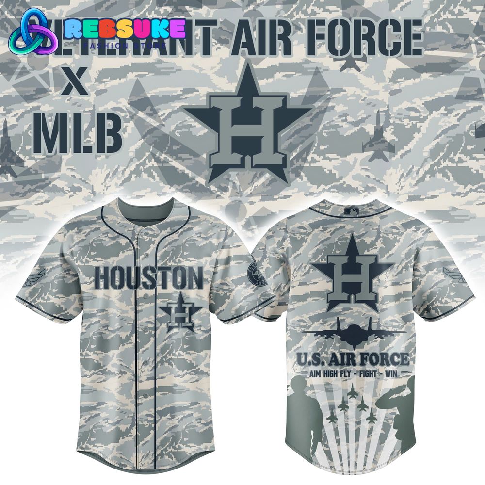 Houston Astros x Veteran U.S Air Force 2025 Baseball Jersey Houston Astros x Veteran U.S Air Force 2025 Baseball Jersey