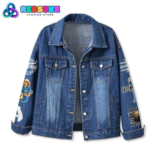 Jason Aldean Full Throttle Tour 2025 Denim Jacket