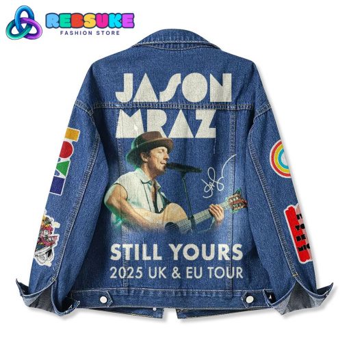 Jason Mraz Still Yours 2025 UK & EU Tour Denim Jacket