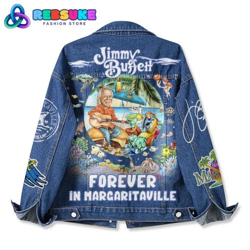 Jimmy Buffett Forever In Margaritaville Denim Jacket