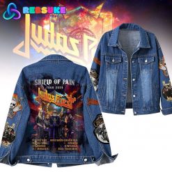 Judas Priest Shield of Pain Tour 2025 Denim Jacket