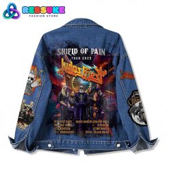 Judas Priest Shield of Pain Tour 2025 Denim Jacket