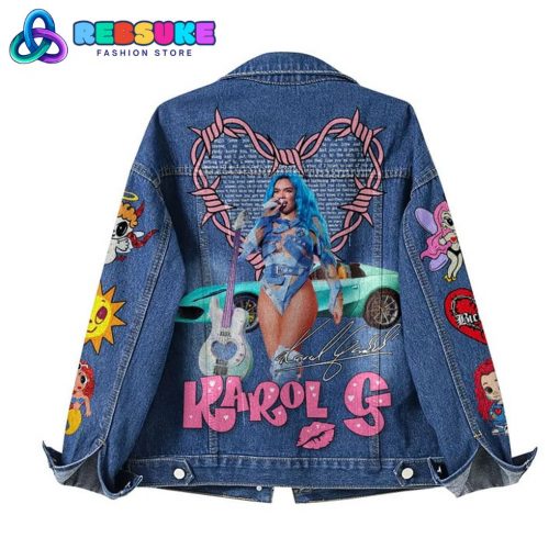Karol G Colombian Singer 2025 Denim Jacket