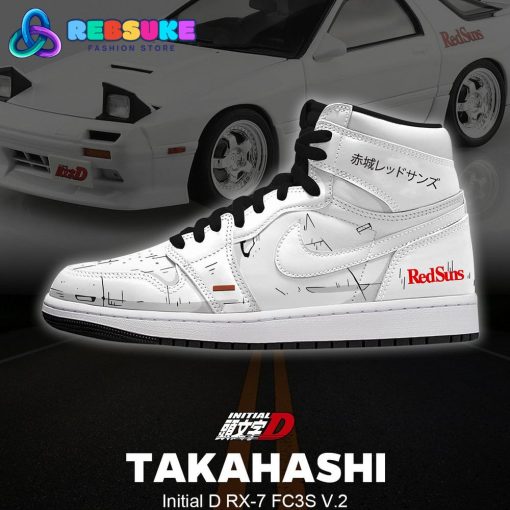 Keisuke Takahashi RX-7 FC3S Nike Jordan 1 Sneakers