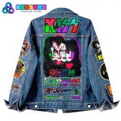 Kiss Band 52nd Anniversary 2025 Denim Jacket