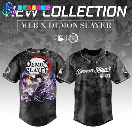 Kocho Shinobu Demon Slayer x MLB Baseball Jersey